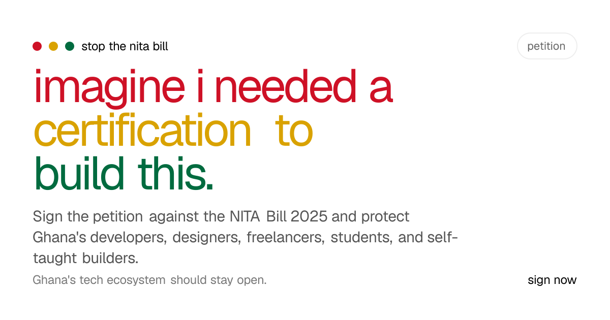 Stop the NITA Bill